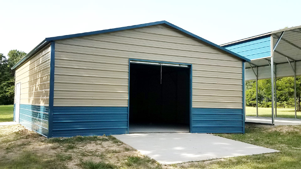 Boxed Eave Colonial Front Entry Garage