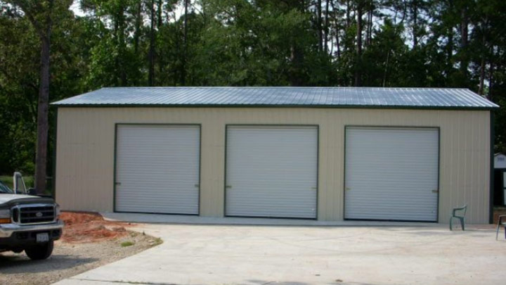 Vertical roof Side Entry Garage Kit