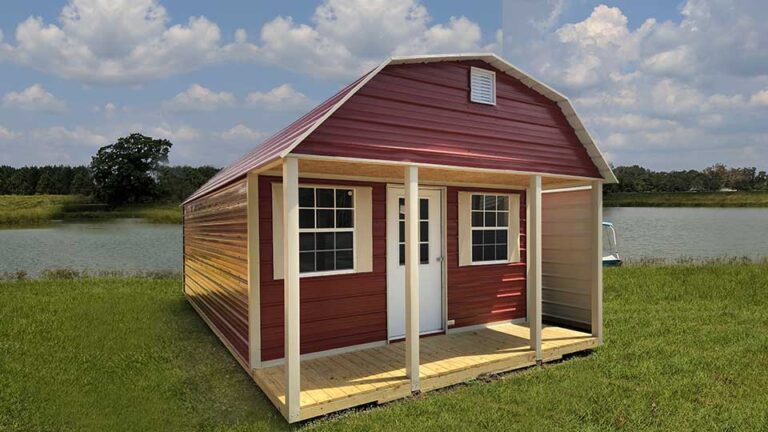 14x30 Country Barn with end porch