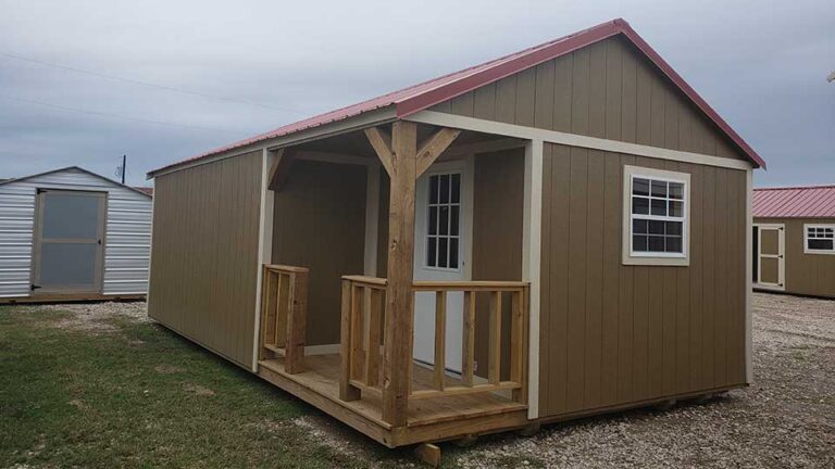 12x24 Side Porch Craftsman Cottage